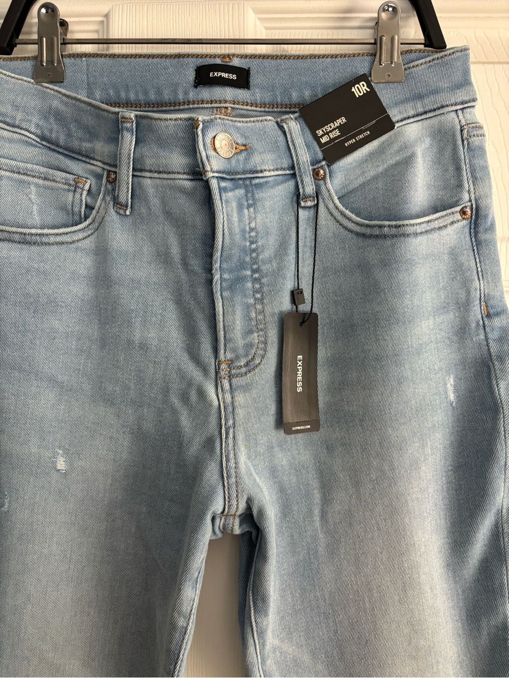 Express Mid Rise Skyscraper Jeans - Picture 3 of 6